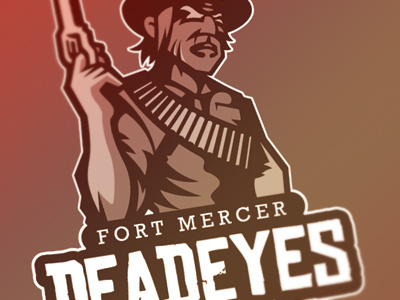 Fort Mercer DeadEyes game gaming logo nerd sports team vector video