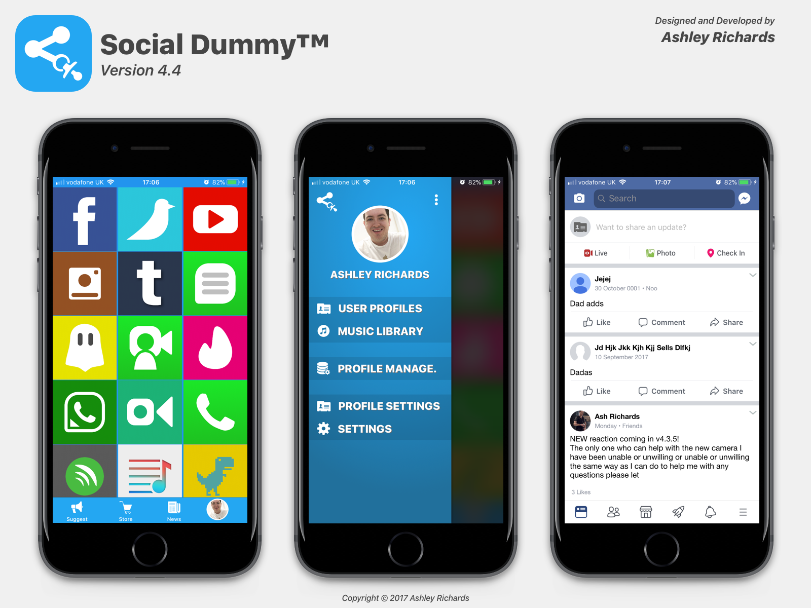 Social Dummy v4.x (2018) by Ashley Richards on Dribbble