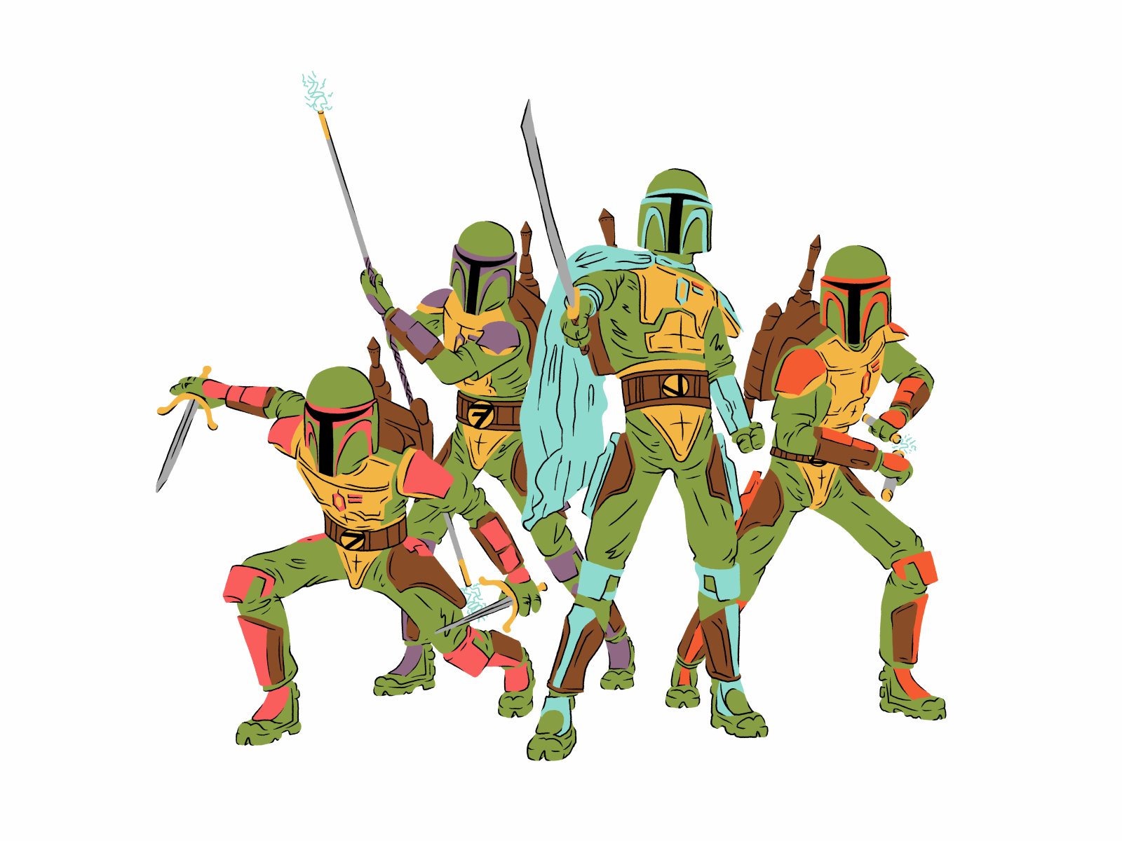 teenage mutant ninja turtles bo staff