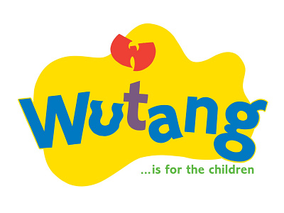 Wutang is for the Children lettering
