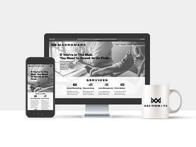 Macromark Web Concept concept corporate design corporate identity logo mobile ui web design website
