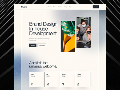 Website Design 2021design agencydesign blackandwhite clean design designagency gradient minimal trendy typography ui ux website design websitedesign
