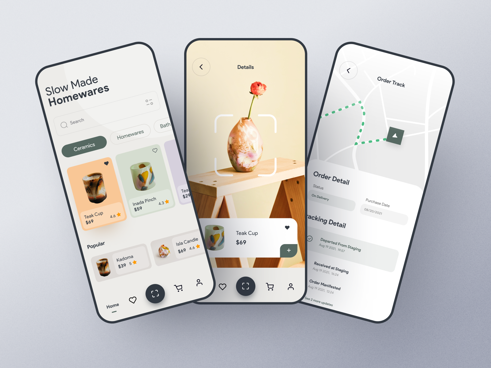 Homewares Shop App by Rafayel Hasan for SyncRows on Dribbble