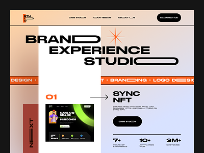 Studio | Website Design agency web clean ui creative design inspiration landing page minimal modern trendy typography ui ui design user interface ux web web agency web design webdesigner website