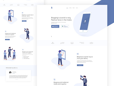 B Landing Page