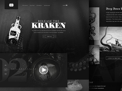 KRAKEN RUM by Alice Roseberry - Haynes (ALICE AND THE INK) on Dribbble