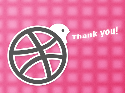 Thanks dribbble invite shout thanks