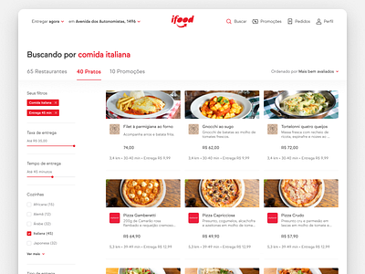 iFood website user experience user experience design user interface user interface design user interface ui web web app website