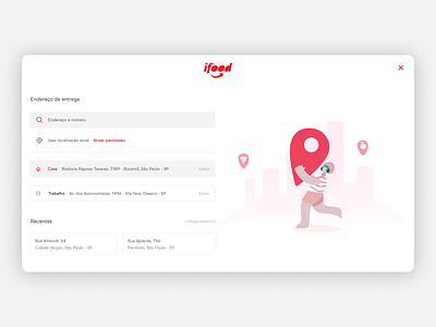 iFood website ui ui design user experience user interface ux