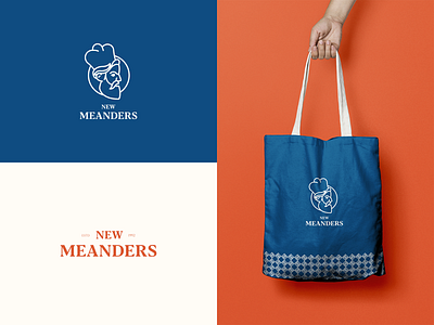 New Meanders - Branding branding classic blue greek greek pattern logo modern modern logo pantone pastries pastry pastry shop