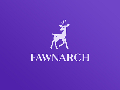 Fawnarch apparel branding deer design fashion fawn graphic design identity illustrator logo monarch vector