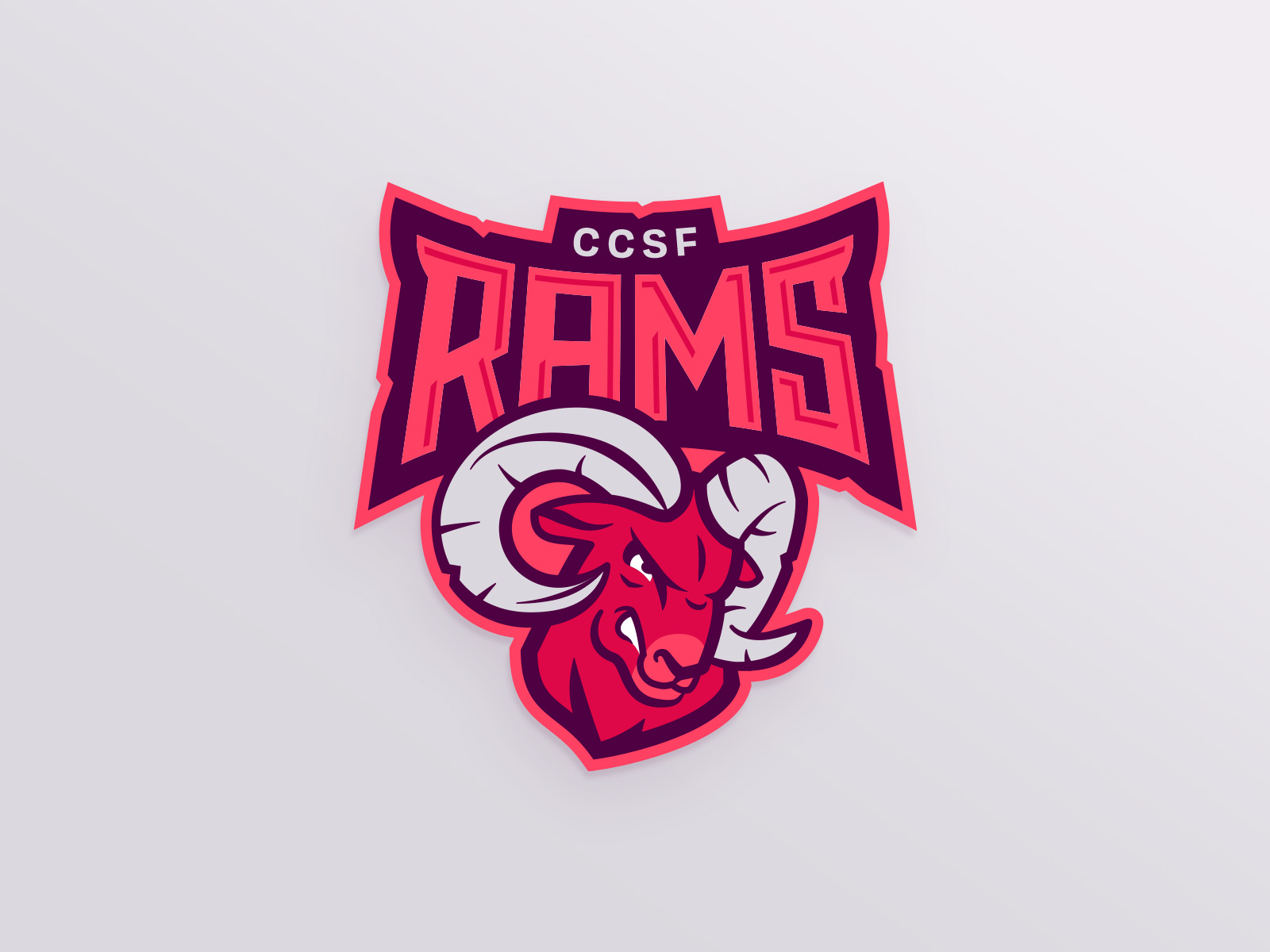 CCSF Rams by Tom Rosha on Dribbble