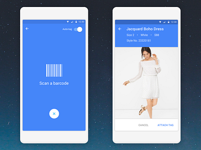 Barcode scanning app for Google