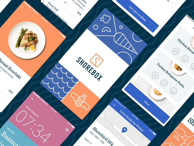 Shorebox mobile app overview sentinel startup illustration photography product design ui ux splash screen ios android mobile
