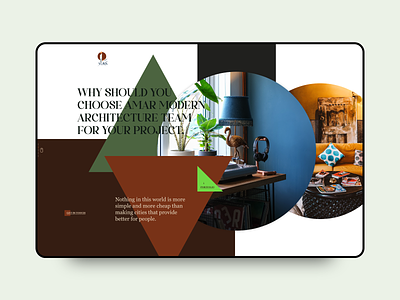 Amar - Slider2 colored design illustration interior landing page slider ui ux web web design