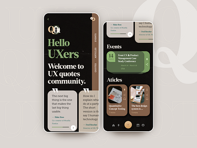 UX Quotes - Home android app app design application design iphone mobile mobile app ui ux