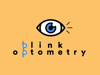 blink optometry logo blink design eye eyes glasses logo