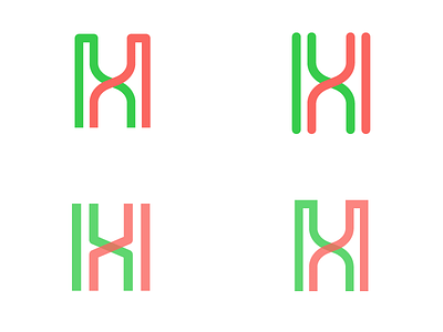 helix [Meiotic Recombination] biology crossing double genetics green h helices helix logo over red