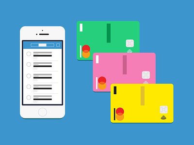 Venmo Card(s)! app card cards graphic illustration product product critique venmo