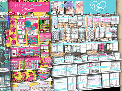 BETSEY JOHNSON SHOWER planogram product development