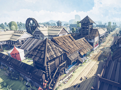 Slavic Medieval Town