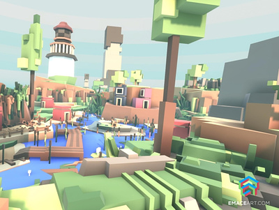 VoxelWorld cube lowpoly minecraft unity voxel