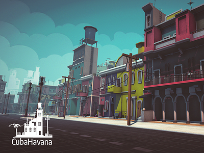 CubaHavana assets cartoon city indiegame toon town unity