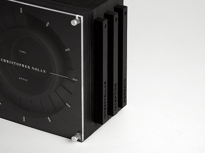 Christopher Nolan: Time x Space design graphic design packaging product