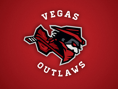Vegas Outlaws graphic design illustration logo sports