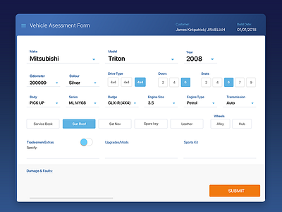 iPad form apps filling form form ios ipad ipad app tablet ui user interface