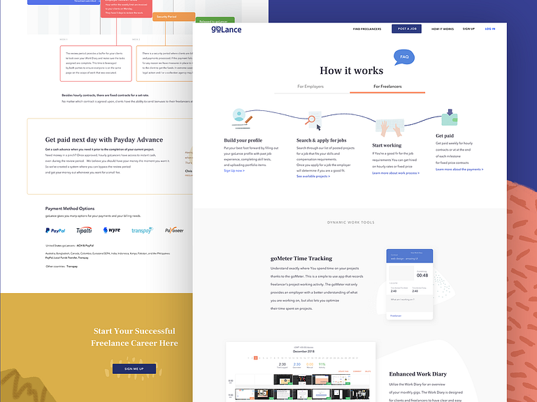 How it works by Iza S on Dribbble