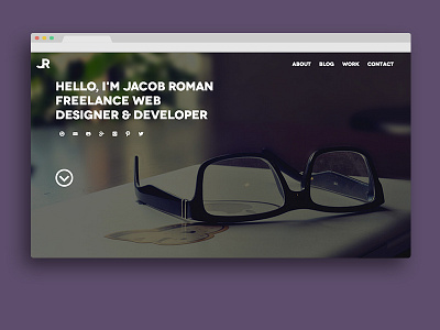 New Wordpress Portfolio Site glasses home portfolio wordpress