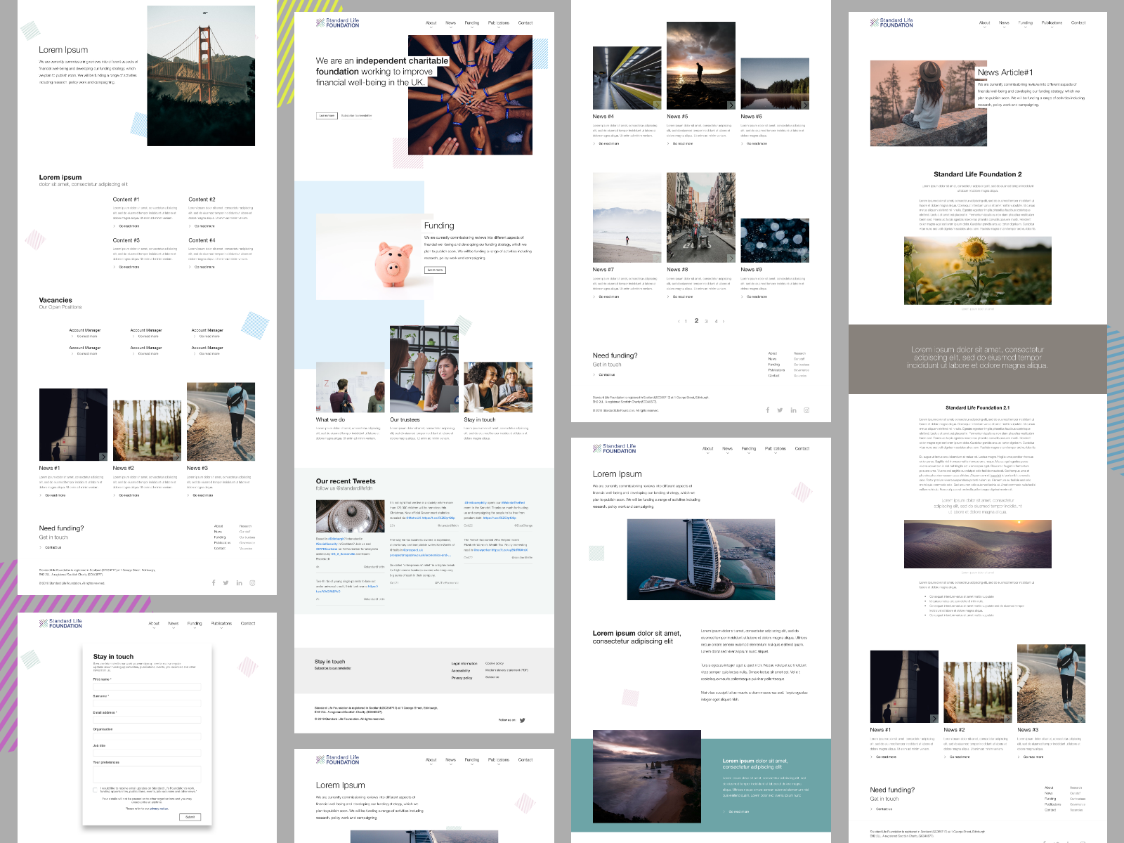 Standard Life Foundation by Callum Rocks on Dribbble