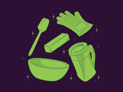 Magical Butter illustrations icons illustration illustrator magical wacom