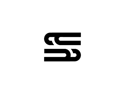 S Monogram ambigram brand clean fresh letter logo mark monogram s symbol type typography