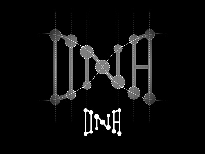 DNA Rebranding Concept apparel brand clothing design dna grid logo merchandise simple minimal process rebranding