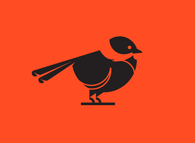 Chickadee bird bold chickadee circles design graphic design icon illustration logo mark vector