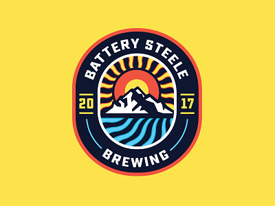 Battery Steele Brewing Patch