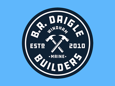 Contractor's Logo Badge badge builder contractor hammer logo patch
