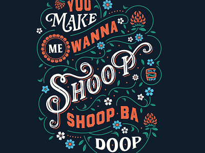 Shoop Poster blue design graphic design illustration poster shoop typography vector
