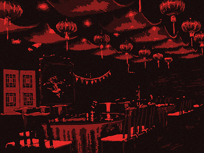 The Chinese Restaurant chinese restaurant illustration out last