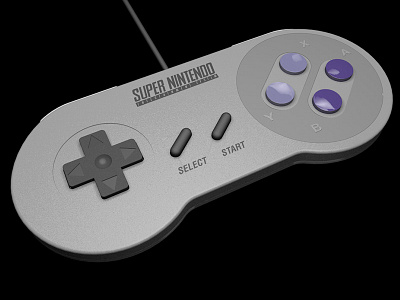 SNES Controller model