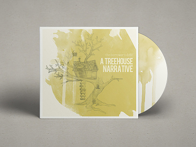 A Treehouse Narrative Album Artwork album artwork cd design digipak disc graphic design illustration paint