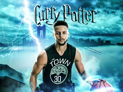 Steph Curry 30 - Harry potter characters design digital art graphic design movie card movie poster photoshop poster retouch visual