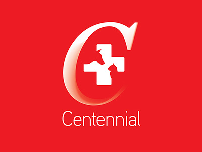 Centennial Animal Hospital concept identity logo