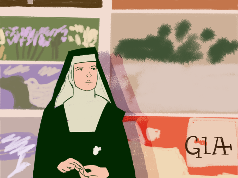 Corita Kent, The Pop Nun by Gustavo Sayavedra on Dribbble