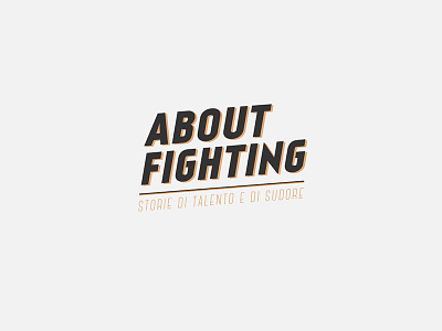 About Fighting - Brand design brand design branding logo