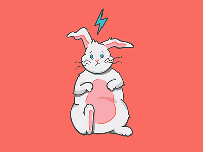 Gamble, The Lost Luck Bunny design illustration illustrator procreate vector