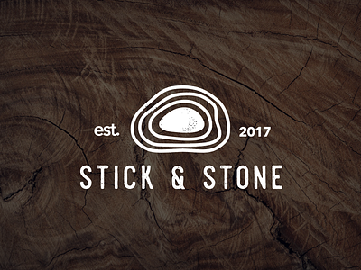Logo Concept logo logodesign nature stick stone