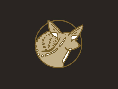 White tail logo concept 3 branding deer graphic design icon icon design logo logo design nature neutral